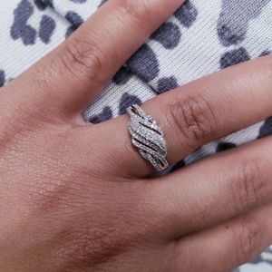 1/3ct Diamond Cluster Ring in Sterling Silver